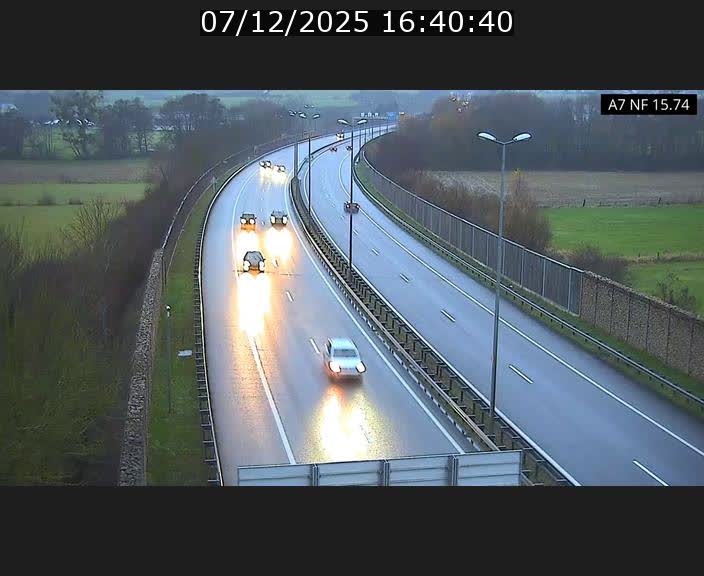 <h2>Caméra trafic Luxembourg - A7, Tunnel Mersch, entrée nord, direction Lorentzweiler</h2>