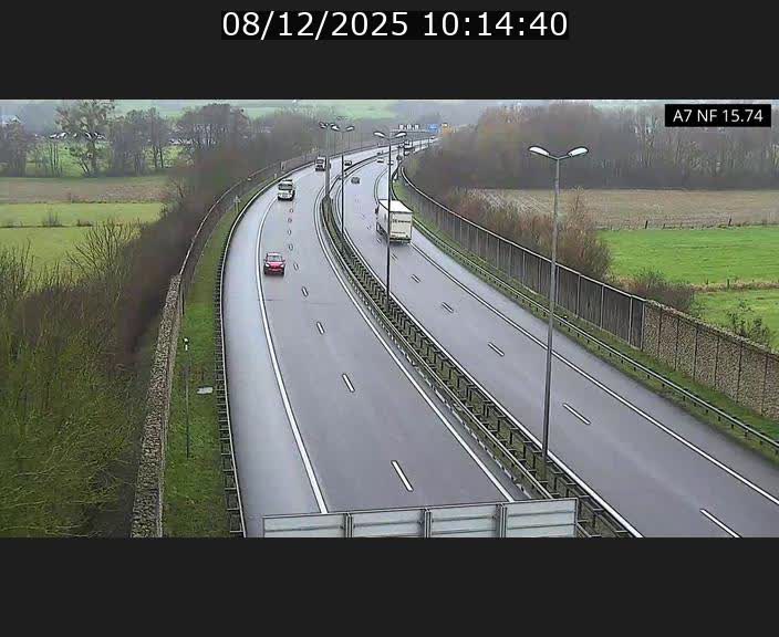 <h2>Caméra trafic Luxembourg - A7, Tunnel Mersch, entrée nord, direction Lorentzweiler</h2>