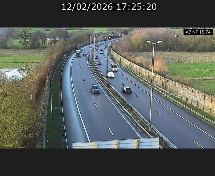 <h2>Caméra trafic Luxembourg - A7, Tunnel Mersch, entrée nord, direction Lorentzweiler</h2>