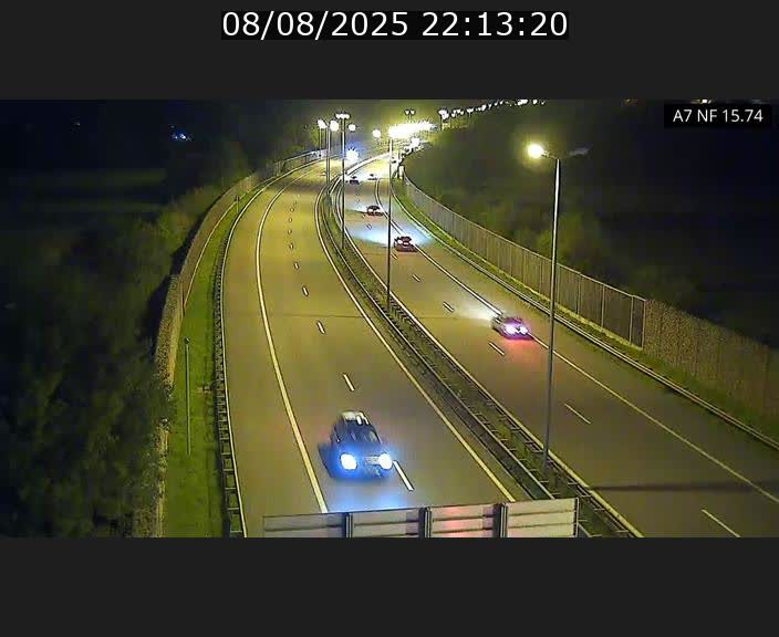 <h2>Caméra trafic Luxembourg - A7, Tunnel Mersch, entrée nord, direction Lorentzweiler</h2>