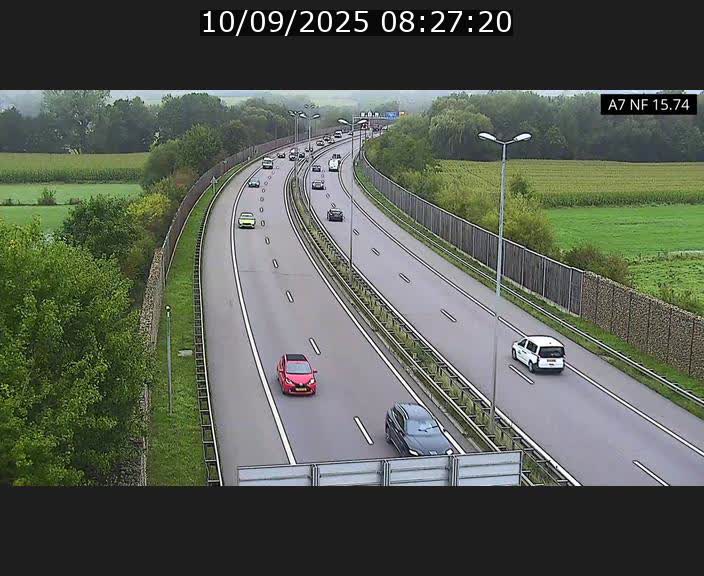 <h2>Caméra trafic Luxembourg - A7, Tunnel Mersch, entrée nord, direction Lorentzweiler</h2>