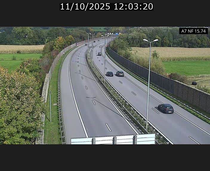 <h2>Caméra trafic Luxembourg - A7, Tunnel Mersch, entrée nord, direction Lorentzweiler</h2>