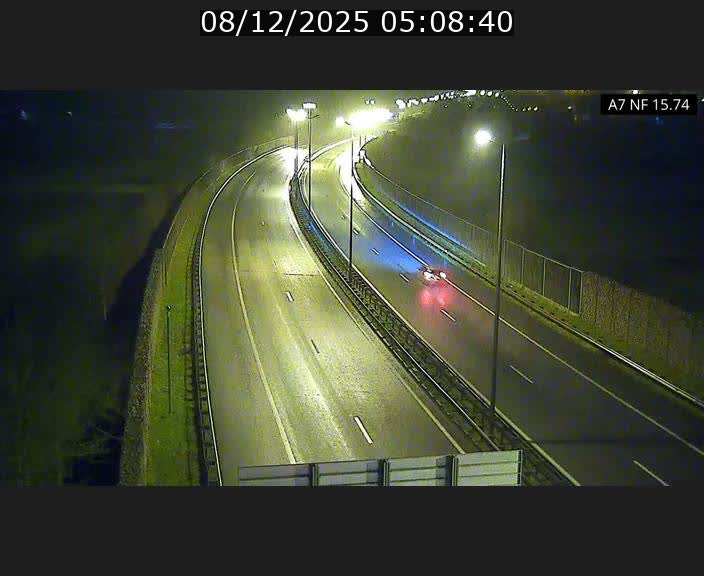 <h2>Caméra trafic Luxembourg - A7, Tunnel Mersch, entrée nord, direction Lorentzweiler</h2>