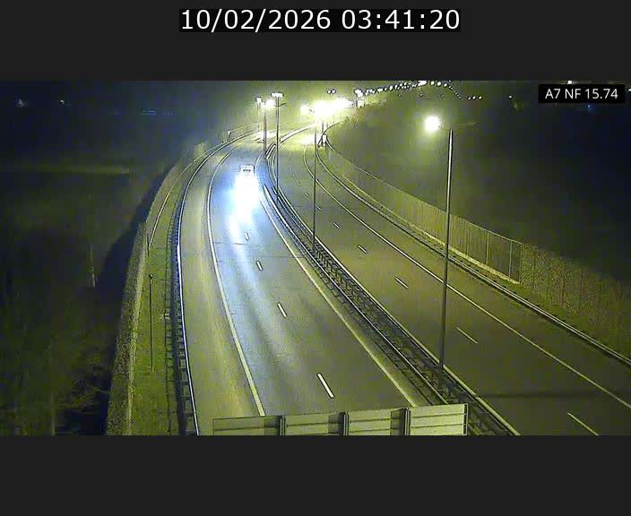 <h2>Caméra trafic Luxembourg - A7, Tunnel Mersch, entrée nord, direction Lorentzweiler</h2>