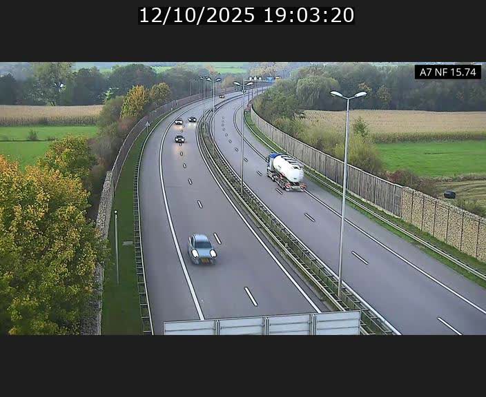 <h2>Caméra trafic Luxembourg - A7, Tunnel Mersch, entrée nord, direction Lorentzweiler</h2>