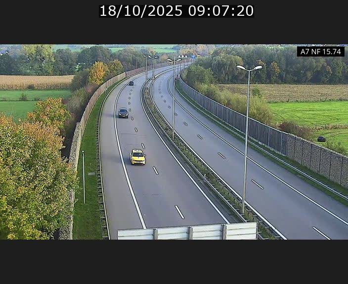 <h2>Caméra trafic Luxembourg - A7, Tunnel Mersch, entrée nord, direction Lorentzweiler</h2>