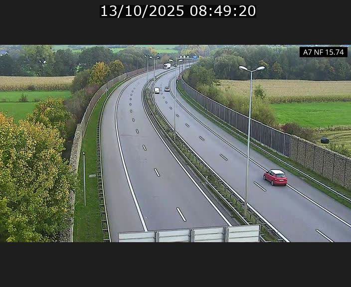 <h2>Caméra trafic Luxembourg - A7, Tunnel Mersch, entrée nord, direction Lorentzweiler</h2>