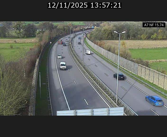 <h2>Caméra trafic Luxembourg - A7, Tunnel Mersch, entrée nord, direction Lorentzweiler</h2>