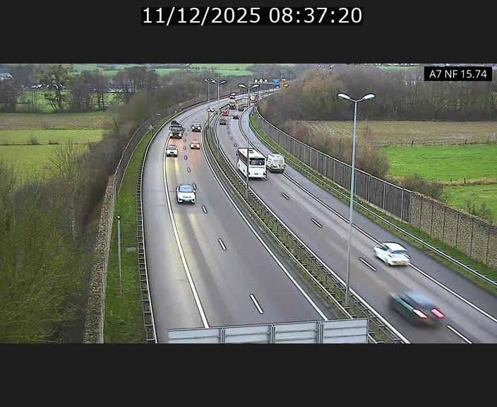 <h2>Caméra trafic Luxembourg - A7, Tunnel Mersch, entrée nord, direction Lorentzweiler</h2>