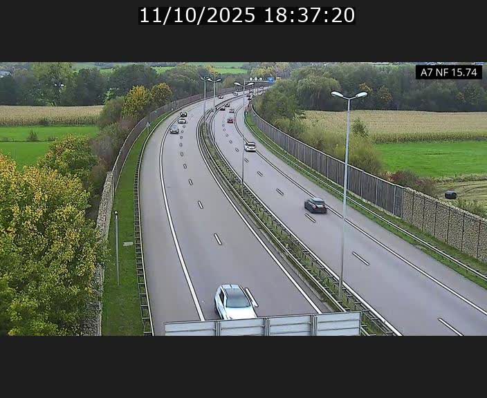 <h2>Caméra trafic Luxembourg - A7, Tunnel Mersch, entrée nord, direction Lorentzweiler</h2>