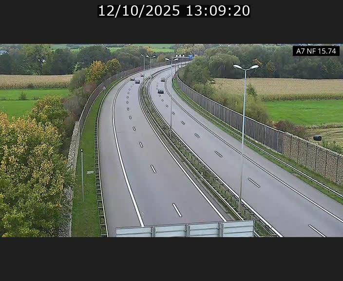 <h2>Caméra trafic Luxembourg - A7, Tunnel Mersch, entrée nord, direction Lorentzweiler</h2>