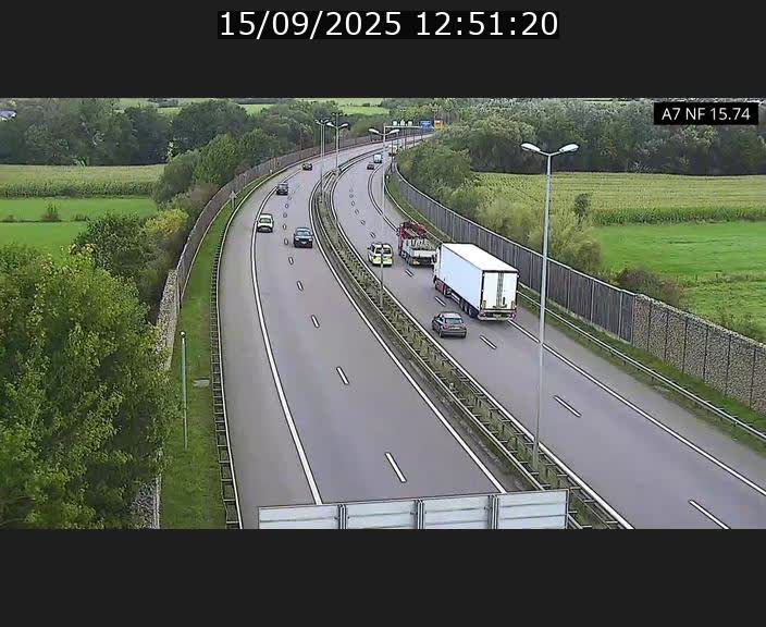 <h2>Caméra trafic Luxembourg - A7, Tunnel Mersch, entrée nord, direction Lorentzweiler</h2>