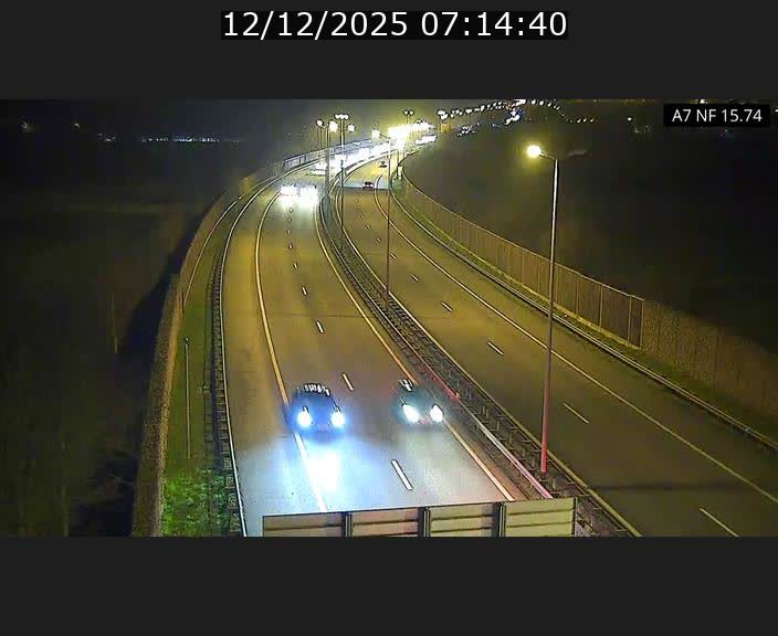 <h2>Caméra trafic Luxembourg - A7, Tunnel Mersch, entrée nord, direction Lorentzweiler</h2>