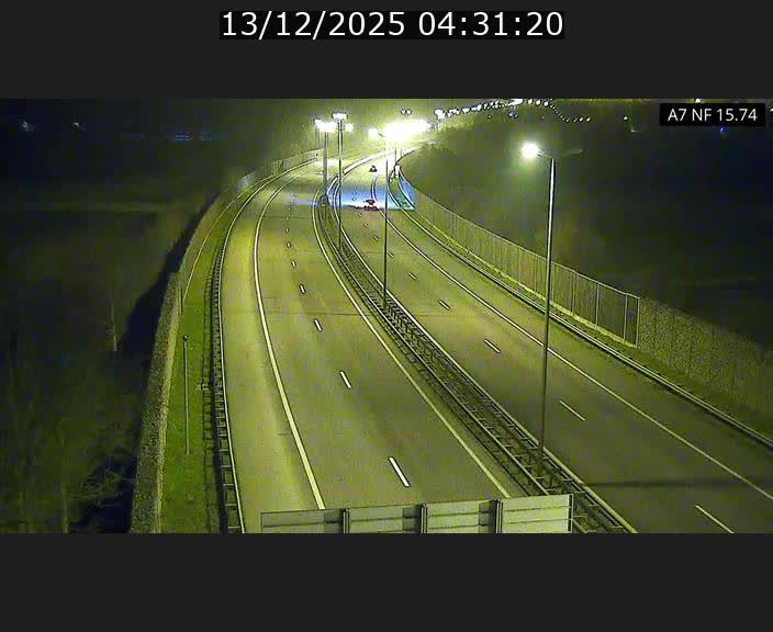 <h2>Caméra trafic Luxembourg - A7, Tunnel Mersch, entrée nord, direction Lorentzweiler</h2>