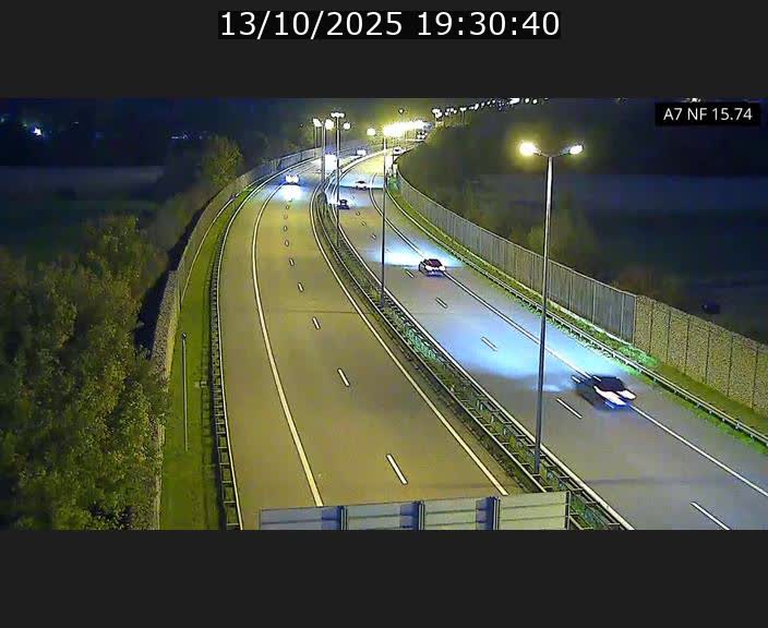 <h2>Caméra trafic Luxembourg - A7, Tunnel Mersch, entrée nord, direction Lorentzweiler</h2>