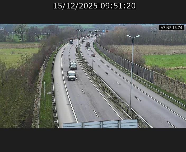 <h2>Caméra trafic Luxembourg - A7, Tunnel Mersch, entrée nord, direction Lorentzweiler</h2>