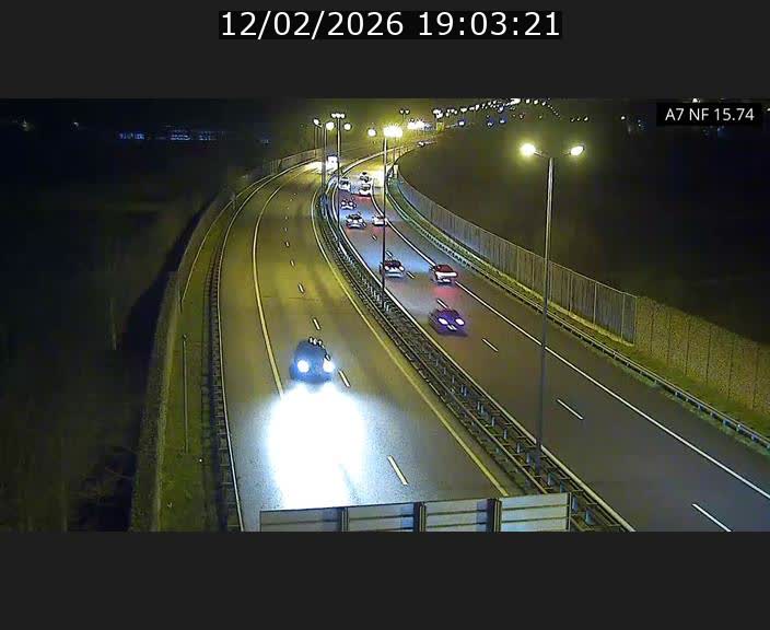 <h2>Caméra trafic Luxembourg - A7, Tunnel Mersch, entrée nord, direction Lorentzweiler</h2>