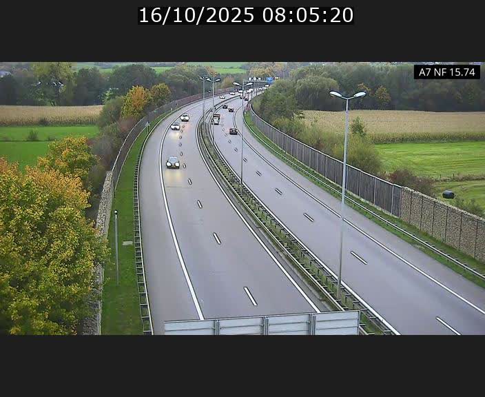 <h2>Caméra trafic Luxembourg - A7, Tunnel Mersch, entrée nord, direction Lorentzweiler</h2>