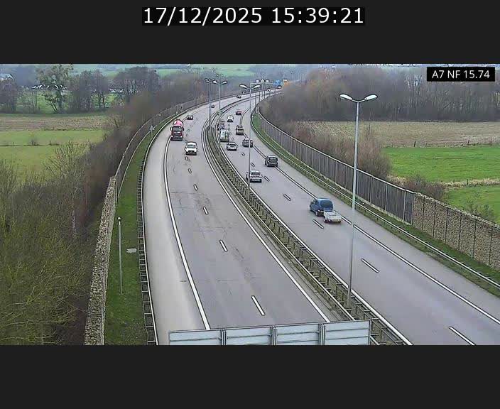 <h2>Caméra trafic Luxembourg - A7, Tunnel Mersch, entrée nord, direction Lorentzweiler</h2>