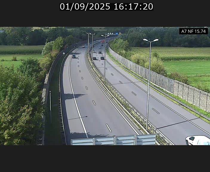 <h2>Caméra trafic Luxembourg - A7, Tunnel Mersch, entrée nord, direction Lorentzweiler</h2>