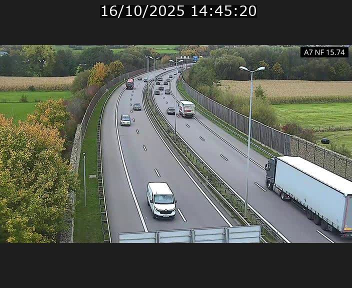 <h2>Caméra trafic Luxembourg - A7, Tunnel Mersch, entrée nord, direction Lorentzweiler</h2>
