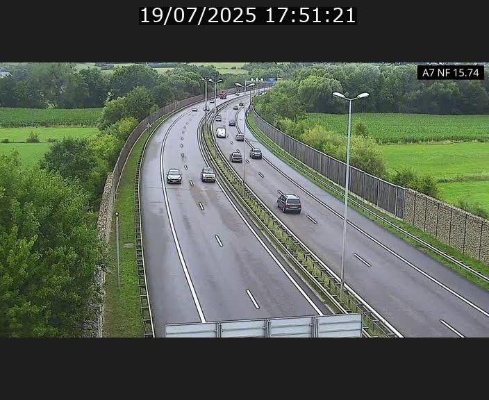 <h2>Caméra trafic Luxembourg - A7, Tunnel Mersch, entrée nord, direction Lorentzweiler</h2>