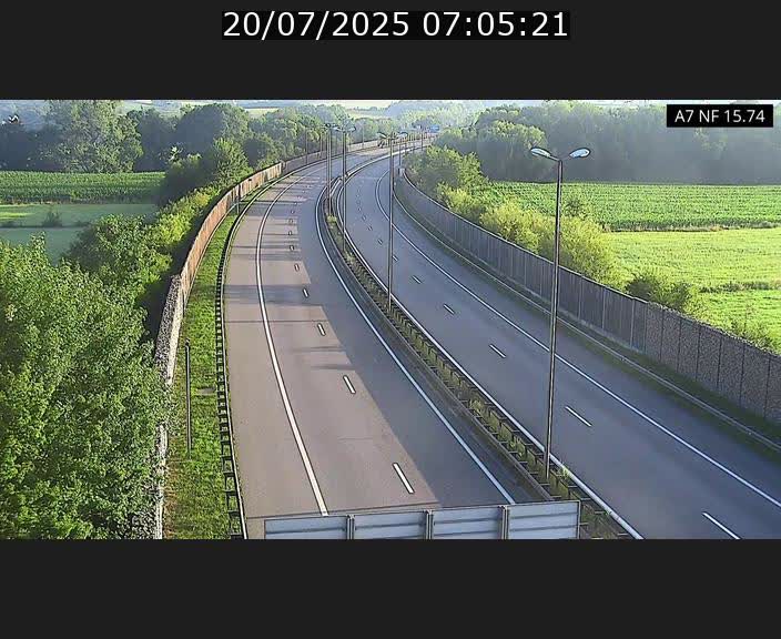 <h2>Caméra trafic Luxembourg - A7, Tunnel Mersch, entrée nord, direction Lorentzweiler</h2>