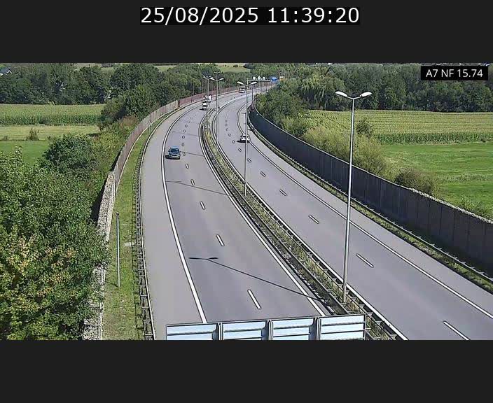 <h2>Caméra trafic Luxembourg - A7, Tunnel Mersch, entrée nord, direction Lorentzweiler</h2>
