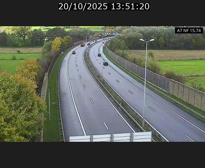 <h2>Caméra trafic Luxembourg - A7, Tunnel Mersch, entrée nord, direction Lorentzweiler</h2>