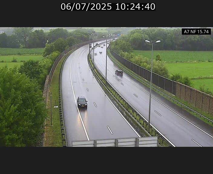 Caméra trafic Luxembourg - A7, Tunnel Mersch, entrée nord, direction Lorentzweiler