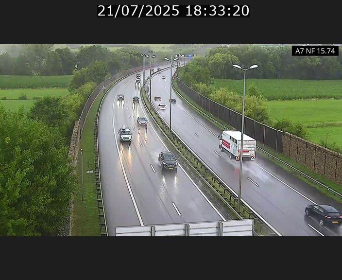 Caméra trafic Luxembourg - A7, Tunnel Mersch, entrée nord, direction Lorentzweiler