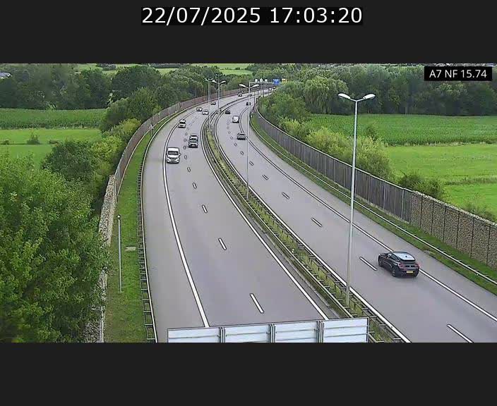 Caméra trafic Luxembourg - A7, Tunnel Mersch, entrée nord, direction Lorentzweiler
