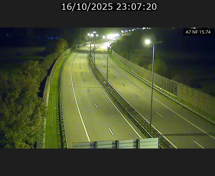 Caméra trafic Luxembourg - A7, Tunnel Mersch, entrée nord, direction Lorentzweiler
