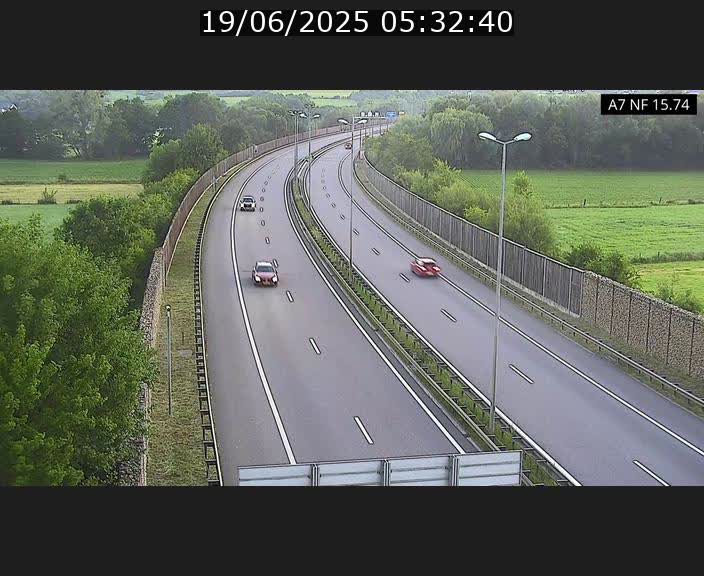 <h2>Caméra trafic Luxembourg - A7, Tunnel Mersch, entrée nord, direction Lorentzweiler</h2>