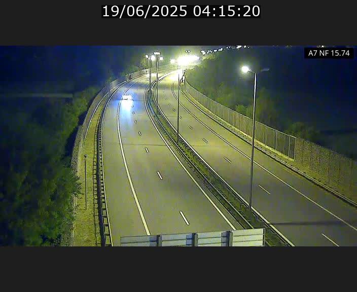 <h2>Caméra trafic Luxembourg - A7, Tunnel Mersch, entrée nord, direction Lorentzweiler</h2>