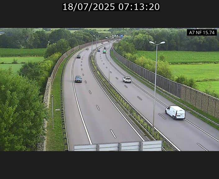 <h2>Caméra trafic Luxembourg - A7, Tunnel Mersch, entrée nord, direction Lorentzweiler</h2>