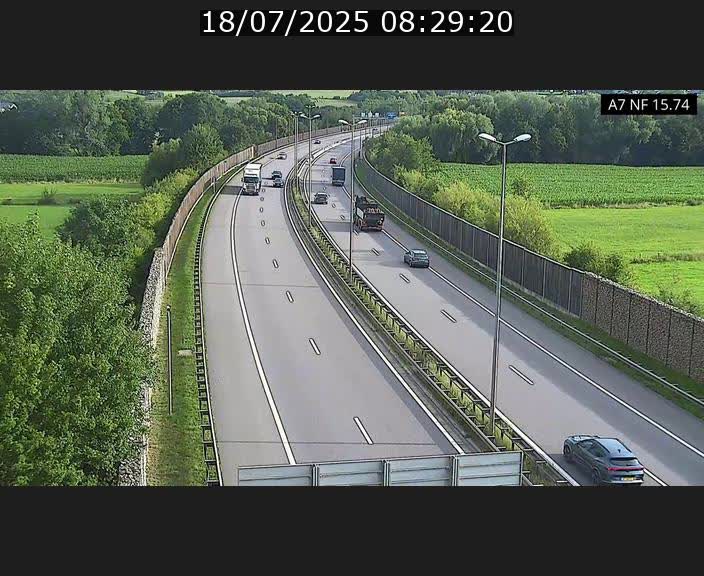 <h2>Caméra trafic Luxembourg - A7, Tunnel Mersch, entrée nord, direction Lorentzweiler</h2>