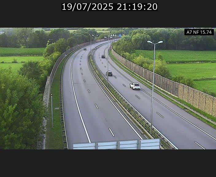 <h2>Caméra trafic Luxembourg - A7, Tunnel Mersch, entrée nord, direction Lorentzweiler</h2>