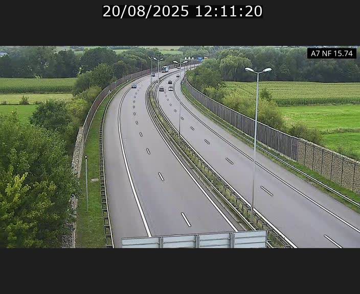 <h2>Caméra trafic Luxembourg - A7, Tunnel Mersch, entrée nord, direction Lorentzweiler</h2>