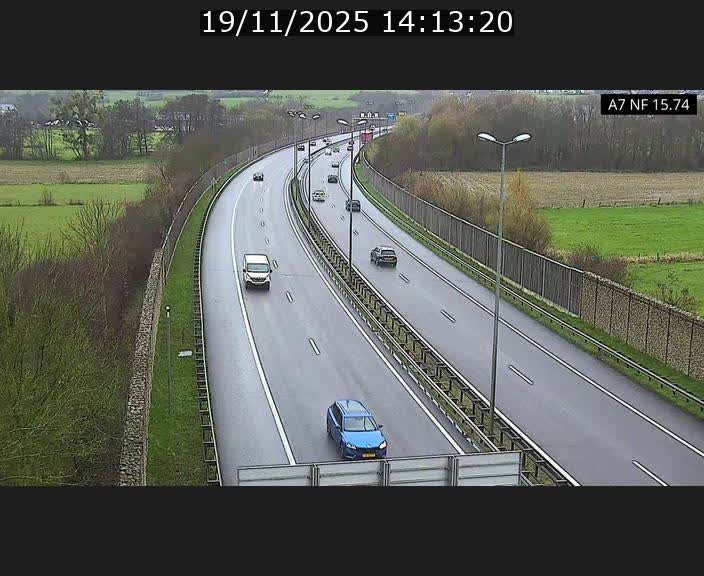 Caméra trafic Luxembourg - A7, Tunnel Mersch, entrée nord, direction Lorentzweiler