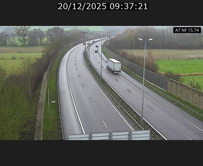 <h2>Caméra trafic Luxembourg - A7, Tunnel Mersch, entrée nord, direction Lorentzweiler</h2>