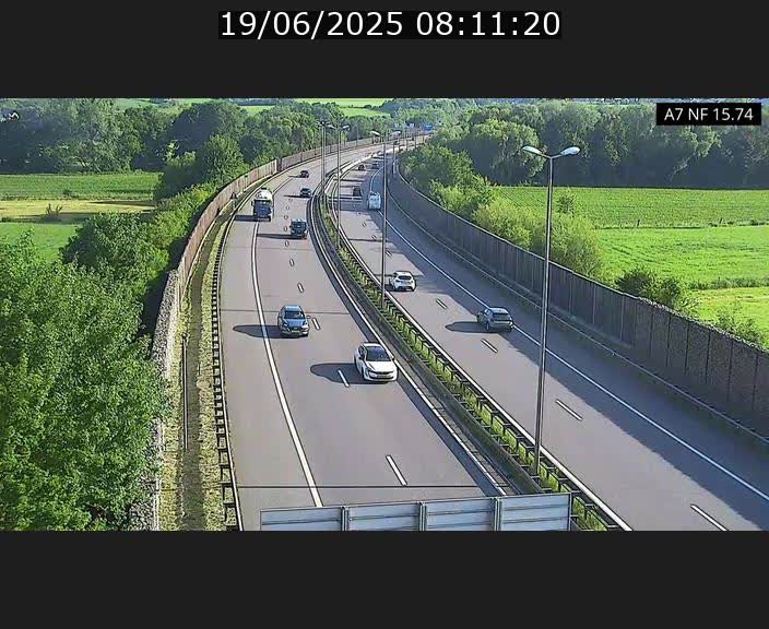 <h2>Caméra trafic Luxembourg - A7, Tunnel Mersch, entrée nord, direction Lorentzweiler</h2>