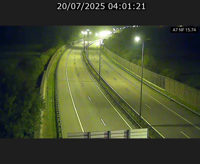 <h2>Caméra trafic Luxembourg - A7, Tunnel Mersch, entrée nord, direction Lorentzweiler</h2>