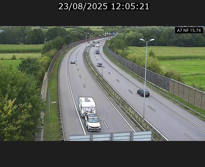 <h2>Caméra trafic Luxembourg - A7, Tunnel Mersch, entrée nord, direction Lorentzweiler</h2>