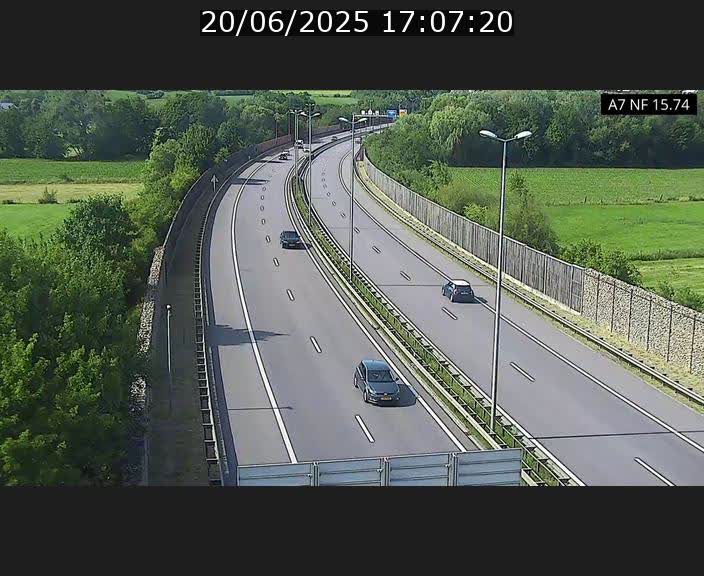 <h2>Caméra trafic Luxembourg - A7, Tunnel Mersch, entrée nord, direction Lorentzweiler</h2>