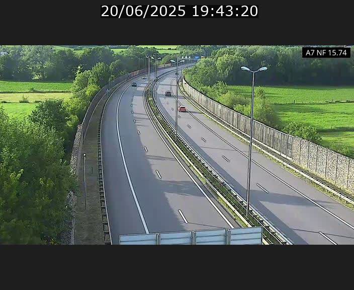 <h2>Caméra trafic Luxembourg - A7, Tunnel Mersch, entrée nord, direction Lorentzweiler</h2>