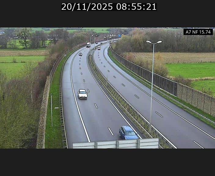 <h2>Caméra trafic Luxembourg - A7, Tunnel Mersch, entrée nord, direction Lorentzweiler</h2>