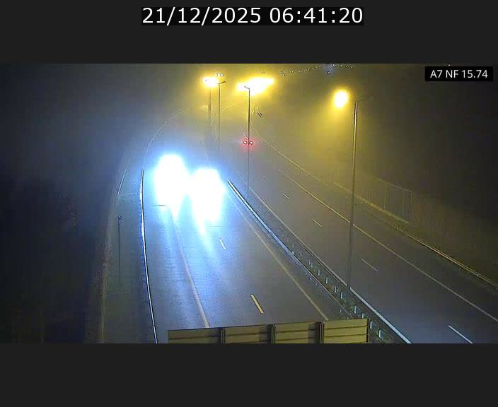 <h2>Caméra trafic Luxembourg - A7, Tunnel Mersch, entrée nord, direction Lorentzweiler</h2>