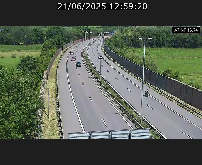 <h2>Caméra trafic Luxembourg - A7, Tunnel Mersch, entrée nord, direction Lorentzweiler</h2>