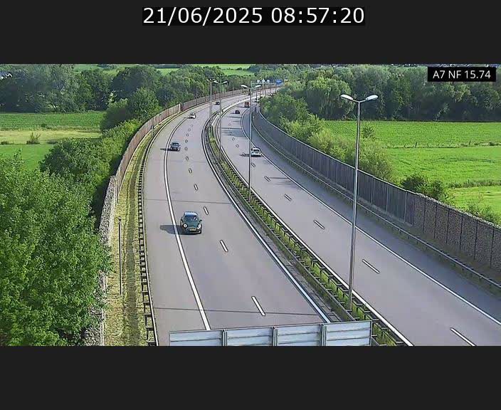 <h2>Caméra trafic Luxembourg - A7, Tunnel Mersch, entrée nord, direction Lorentzweiler</h2>